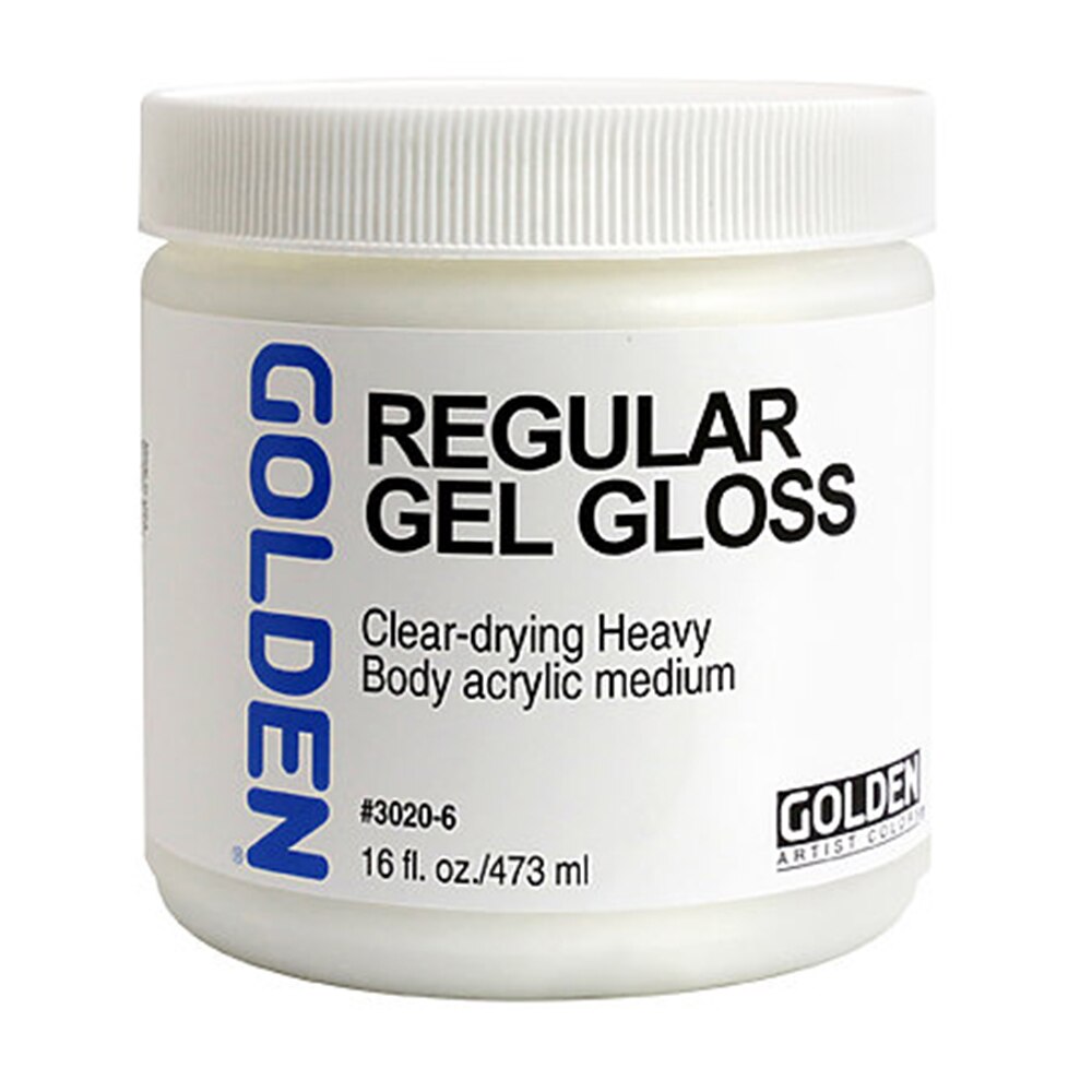 Golden, Regular Gel, Gloss, 16 ounce